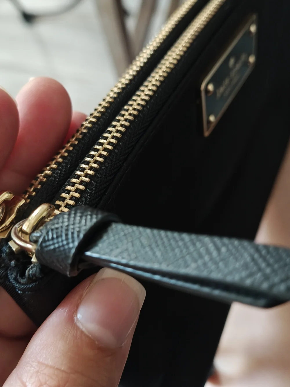 Kate Spade Black Wristlet Clutch